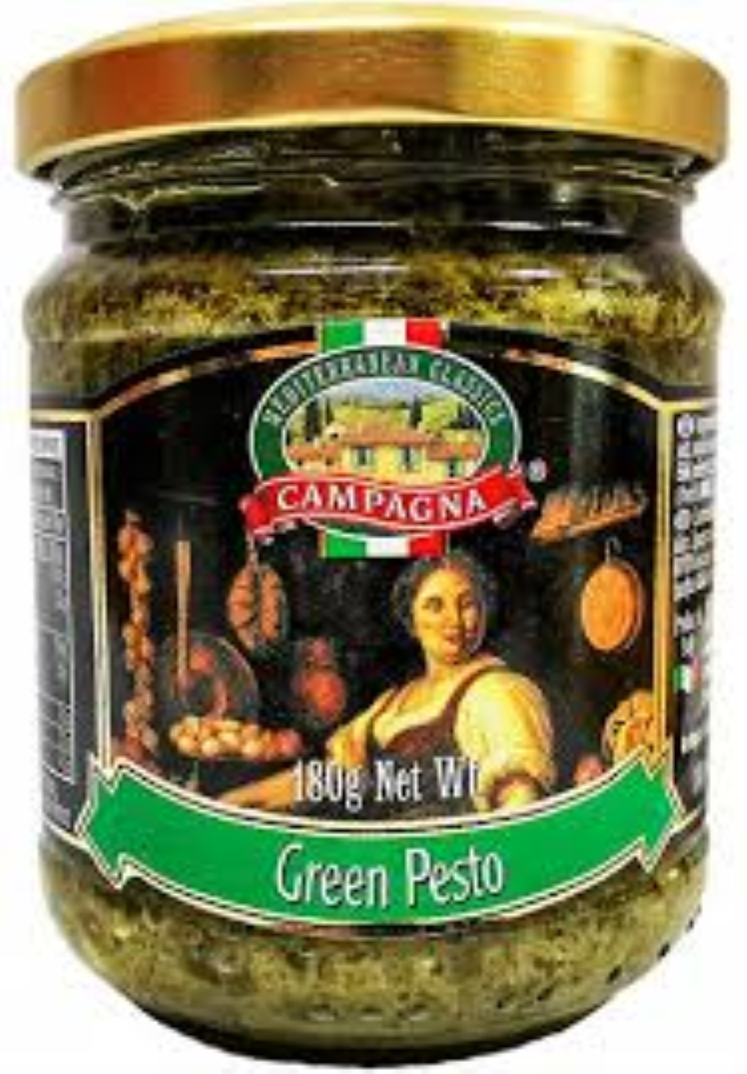CAMPAGNA GREEN PESTO SAUCE 180G